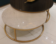 Interlocking Brass Round Table