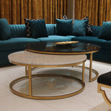 Interlocking Brass Round Table