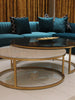 Interlocking Brass Round Table