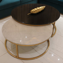 Interlocking Brass Round Table