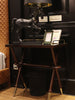 Faux Bamboo Style Tray Corner Table